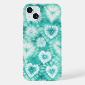 Blue Hearts Tie Dye iPhoneケース (裏面)