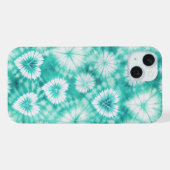 Blue Hearts Tie Dye iPhoneケース (裏面横)