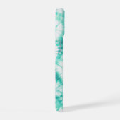 Blue Hearts Tie Dye iPhone 15ケース (右側面)