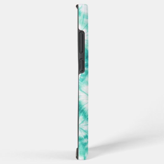 Blue Hearts Tie Dye Samsung Galaxyケース (右側面)