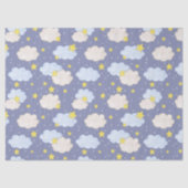  Blue Heavenly Stars And Clouds  薄葉紙 (正面)