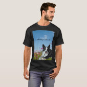 Blue Heeler Cattle Dog Today I Will Smile Tシャツ (正面フル)