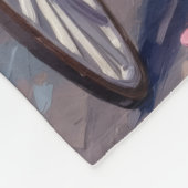 Blue Heeler Dog Valentine's Day フリースブランケット (角)