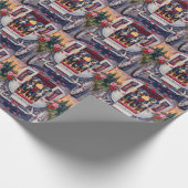 Blue Heeler Dog Valentine's Day ラッピングペーパー (角)