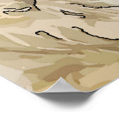 Blue Hens、編集文字ポスター ポスター (角)