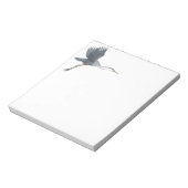 Blue Heron素晴らしがメモ帳を取り外す ノートパッド (回転)