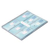 Blue High School Lockers ノートブック (左側)