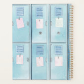 Blue High School Lockers プランナー手帳 (裏面)