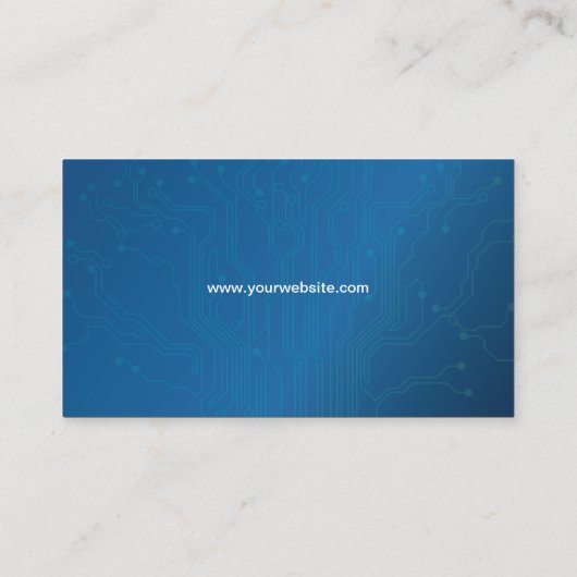 Blue High Technology Circuit Boardの名刺 名刺 (裏面)