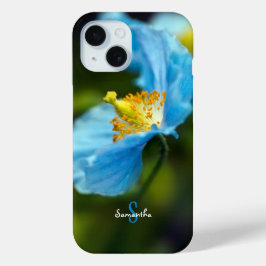 Blue Himalayan Poppy Phone case iPhone 15ケース