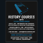 Blue History Book、History Course 広告's チラシ<br><div class="desc">名刺の店の歴史コ広告ースのフライヤーのブルーヒストリーブック。</div>