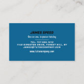 Blue History Book、History Tutor、先生 名刺 (裏面)