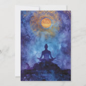 Blue Horizon | Calm Meditation Composition 招待状 (裏面)