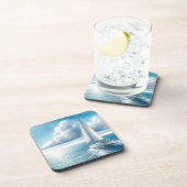 Blue Horizon Solitary Sailboat コースター (右側)