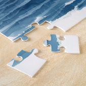 Blue Horizon Solitary Sailboat ジグソーパズル (側面)