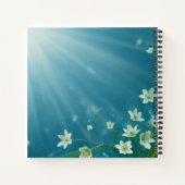 「Blue Horizons & Fluid Thoughts」ノート ノートブック (裏面)