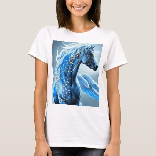 blue horse tシャツ (正面)