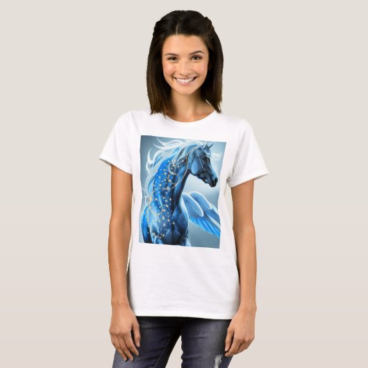 blue horse tシャツ (正面フル)