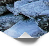 Blue hour in volcanic region of France ポスター (コーナー)