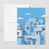 Blue Houses in Chefchaouen Morocco Travel ポストカード (正面/裏面)