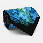Blue Hydrangea ネクタイ (ロール)