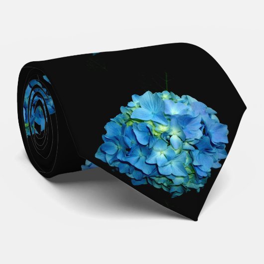 Blue Hydrangea ネクタイ (ロール)