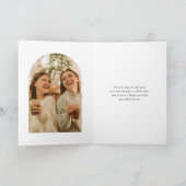 Blue Hydrangea ArchプロポーザルCard, Photo Inside サンキューカード (内部)