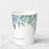 blue Hydrangea Baptism 紙コップ (裏面)