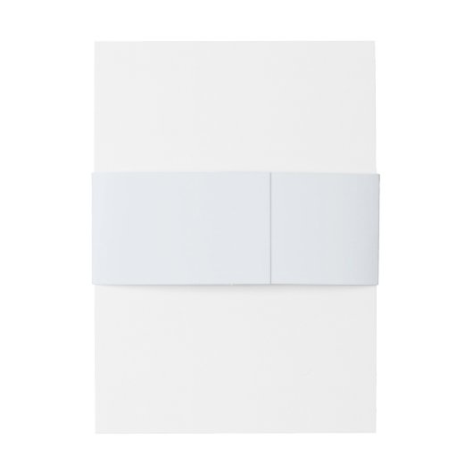 Blue Hydrangea Crest Wedding Monogram 招待状ベリーバンド (裏面例)