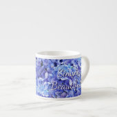 Blue Hydrangea Espresso Cup エスプレッソカップ (正面右)
