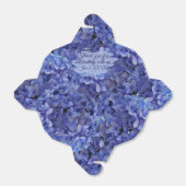 Blue Hydrangea Floral Takeout フェイバーボックス (折り畳みなし)