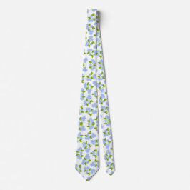 Blue Hydrangea Floral Tie ネクタイ