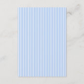 Blue Hydrangea Floral Wedding Details エンクロージャーカード (裏面)