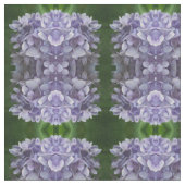 Blue Hydrangea Flower Petals Pattern ファブリック (クローズアップ)