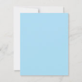 Blue Hydrangea Flowers Floral Art Note Card Set ノートカード (裏面)