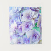 Blue hydrangea flowerss タペストリー (正面)