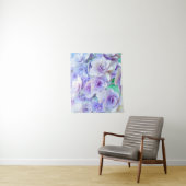 Blue hydrangea flowerss タペストリー (インサイチュ)