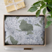 Blue Hydrangea Garden Floral  薄葉紙 (ギフト)