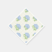 Blue Hydrangea Garden Party Cocktail Napkins スタンダードカクテルナプキン (角)