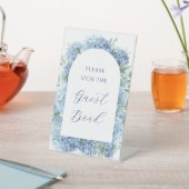 Blue Hydrangea Guest Book 台座サイン (インサイチュ)