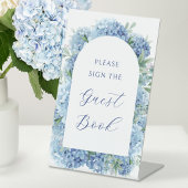 Blue Hydrangea Guest Book 台座サイン
