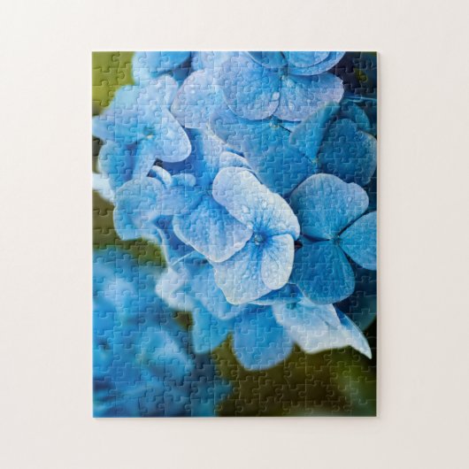 Blue Hydrangea Jigsaw puzzle ジグソーパズル (縦)