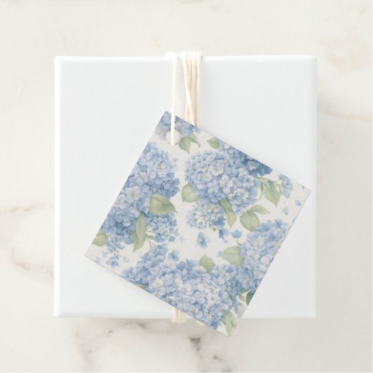 Blue Hydrangea Luxe Gift Tag | Coastal Hamptons  フェイバータグ (インサイチュ)
