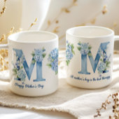 Blue Hydrangea Mothers Day Coffee Mug コーヒーマグカップ