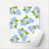 Blue Hydrangea Mousepad マウスパッド (マウス)