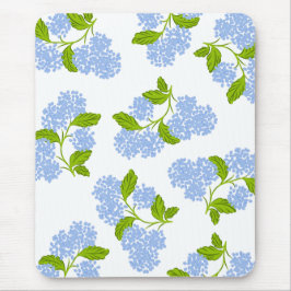 Blue Hydrangea Mousepad マウスパッド