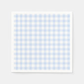 Blue Hydrangea Pattern Watercolor Floral Botanical スタンダードカクテルナプキン (正面)