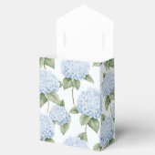 Blue Hydrangea Pattern Watercolor Floral Botanical フェイバーボックス (オープン)