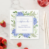 Blue Hydrangea Something Blue Before I Do スタンダードランチョンナプキン (インサイチュ)