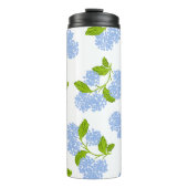 Blue Hydrangea Thermal Tumbler タンブラー (正面)